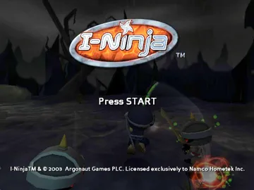 I-Ninja (USA) screen shot title